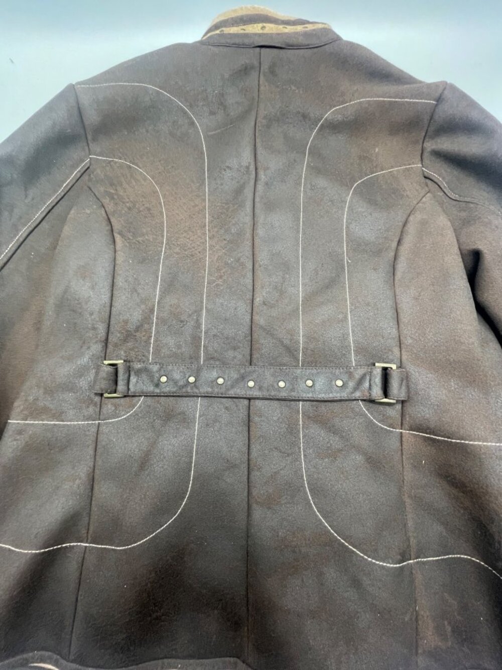 kristen blake women's jacket brown collar zip embellished polyester medium READ - Picture 6 of 11